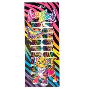 NWT Lisa Frank Forrest rainbow tiger gel Nail Wraps